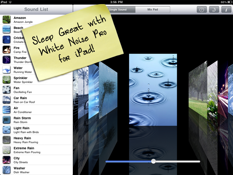 White Noise Pro for iPad