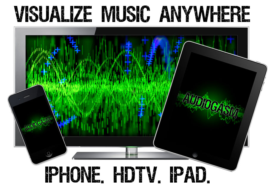 Audiogasm - Visualize your music anywhere - TMSOFT.